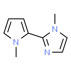 1H-Imidazole,1-methyl-2-(1-methyl-1H-pyrrol-2-yl)-(9CI) Structure