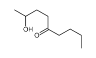 2-hydroxynonan-5-one Structure