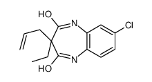 10-chloro-4-ethyl-4-prop-2-enyl-2,6-diazabicyclo[5.4.0]undeca-8,10,12- triene-3,5-dione Structure