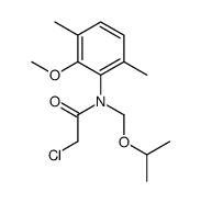 2-chloro-N-(2-methoxy-3,6-dimethylphenyl)-N-(propan-2-yloxymethyl)acetamide结构式