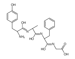 tyrosyl-alanyl-phenylalanyl-glycine结构式