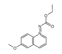 (ethoxycarbonyl)(6-methoxyquinolin-1-ium-1-yl)amide Structure