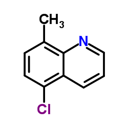 5-氯-8-甲基喹啉结构式