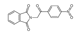 2-[2-(4-nitro-phenyl)-2-oxo-ethyl]-isoindole-1,3-dione结构式