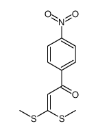 3,3-双甲基磺酰基-1-(4-硝基苯基)-丙酮结构式