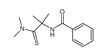 N-[1-(N,N-Dimethylthiocarbamoyl)-1-methylethyl]benzamid Structure
