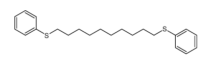 1,10-bis(phenylthio)decane Structure