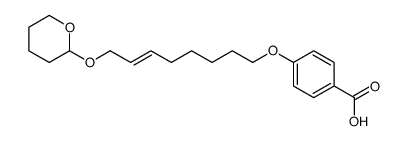 4-[8-(oxan-2-yloxy)oct-6-enoxy]benzoic acid结构式