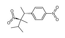 (1'RS,2'SR)-1-nitro-4-(1,2,3-trimethyl-2-nitrobutyl)benzene结构式