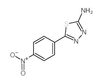 1,3,4-Thiadiazol-2-amine,5-(4-nitrophenyl)- structure