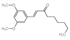 1-(3,5-dimethoxyphenyl)non-1-en-3-one Structure