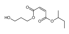 4-O-butan-2-yl 1-O-(3-hydroxypropyl) but-2-enedioate结构式