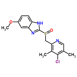 (S)-4-Desmethoxy-4-chloro Omeprazole structure