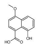 4-methoxy-8-hydroxynaphthoic acid Structure