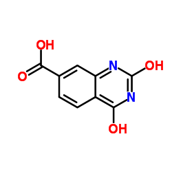 2,4-二氧代-1,2,3,4-四氢喹唑啉-7-羧酸结构式