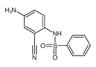 N-(4-amino-2-cyanophenyl)benzenesulfonamide Structure