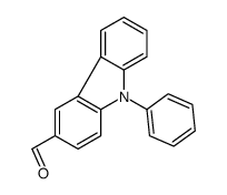 9-苯基-9H-咔唑-3-甲醛结构式