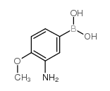 (3-Amino-4-methoxyphenyl)boronic acid Structure