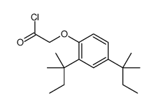 [2,4-二(1,1-二甲基丙基)苯氧基]乙酰氯结构式