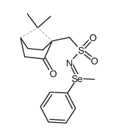 N-(methylbenzeneselenide)-d-10-camphorsulfonimide结构式