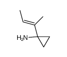 (E)-1-(2-丁烯-2-基)环丙烷胺结构式