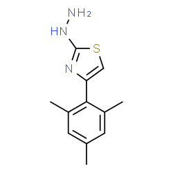 4-(2,4,6-TRIMETHYLPHENYL)-2(3H)-THIAZOLONE HYDRAZONE结构式