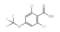 2,6-二氯-4-(三氟甲基)苯甲酸结构式