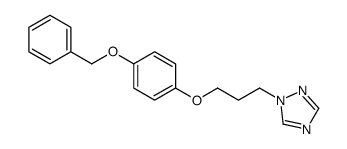 1-[3-(4-phenylmethoxyphenoxy)propyl]-1,2,4-triazole Structure