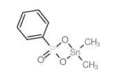 1,3,2,4-Dioxaphosphastannetane,4,4-dimethyl-2-phenyl-, 2-oxide Structure