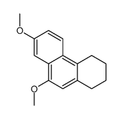 7,9-dimethoxy-1,2,3,4-tetrahydrophenanthrene结构式
