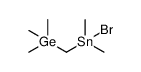 Germane, [(bromodimethylstannyl)methyl]trimethyl Structure