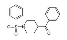 [1-(benzenesulfonyl)piperidin-4-yl]-phenylmethanone结构式