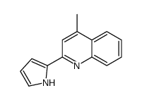 4-methyl-2-(1H-pyrrol-2-yl)quinoline Structure