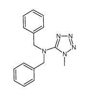 N,N-dibenzyl-1-methyl-1H-tetrazol-5-amine Structure