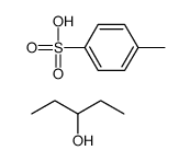 4-methylbenzenesulfonic acid,pentan-3-ol Structure