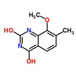 8-Methoxy-7-methyl-2,4(1H,3H)-quinazolinedione结构式