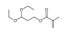 3,3-diethoxypropyl 2-methylprop-2-enoate Structure