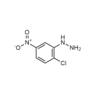 (2-氯-5-硝基苯基)肼结构式