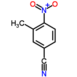 3-甲基-4-硝基苯甲腈结构式