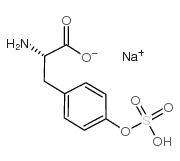 O-磺基-L-酪氨酸钠盐结构式