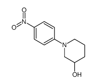 1-(4-硝基苯基)-3-羟基哌啶结构式