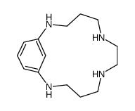2,6,9,13-tetrazabicyclo[12.3.1]octadeca-1(18),14,16-triene结构式