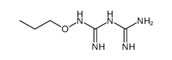1-propoxy-biguanide Structure