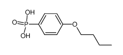 (4-butoxy-phenyl)-phosphonic acid Structure