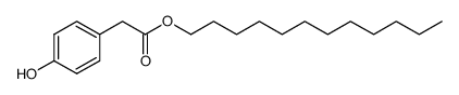 lauryl 4-hydroxyphenylacetate Structure
