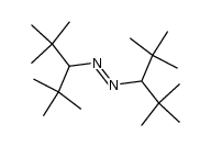 (E)-bis-(1-tert-butyl-2,2-dimethyl-propyl)-diazene结构式