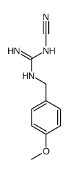 1-cyano-2-[(4-methoxyphenyl)methyl]guanidine结构式