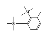 1,2-Bis(trimethylsilyl)-3-methylcyclohexa-1,4-diene结构式