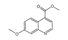 7-methoxyquinoline-4-carboxylic acid methyl ester Structure