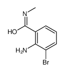 2-amino-3-bromo-N-Methyl-benzamide structure